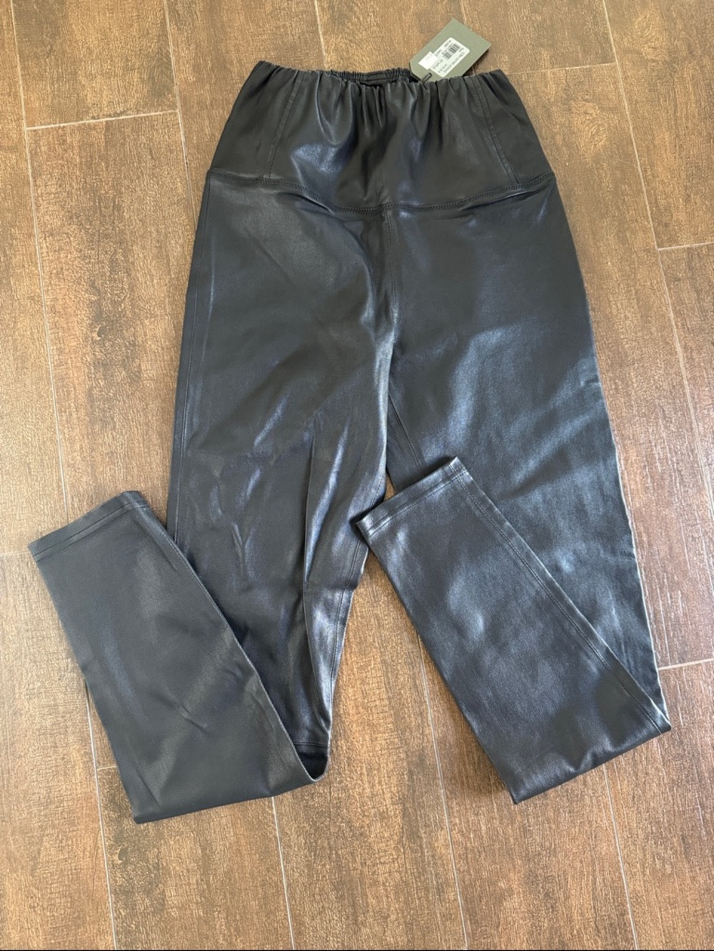 All Saints Cora leather legging